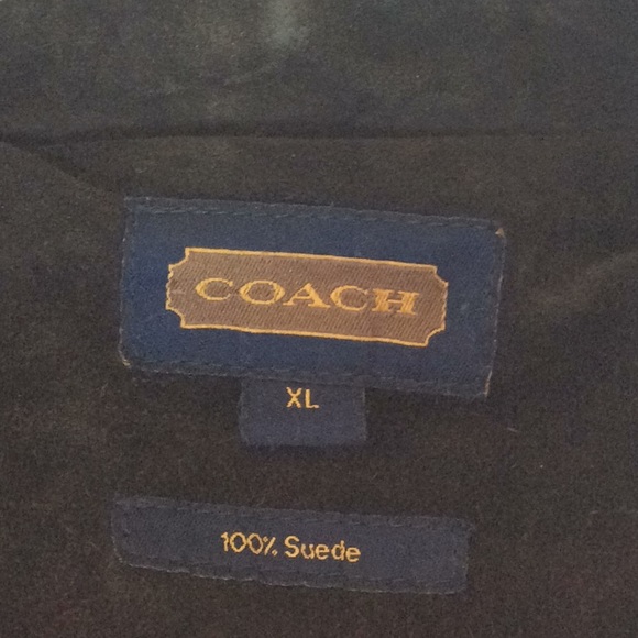 Vintage Coach Leather Men’s Jacket - Picture 2 of 2